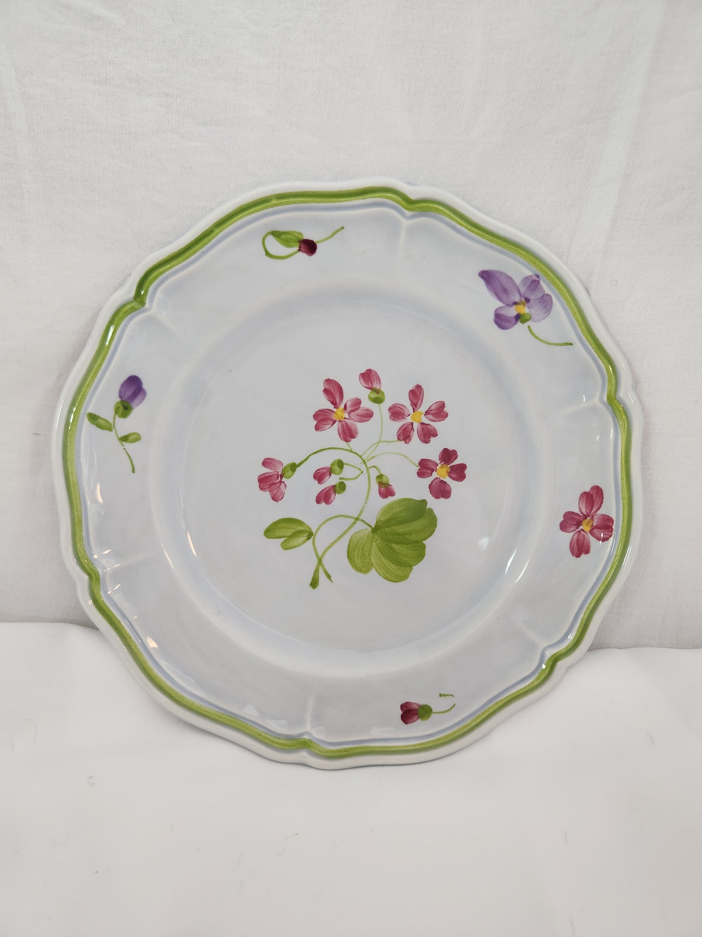Longchamp Mon Jardin 7-1/2" Salad Plate (crazing)