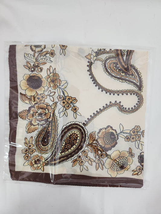 Hangzhou Dujinsheng Industry Floral Silk Scarf - 52cm x 52cm