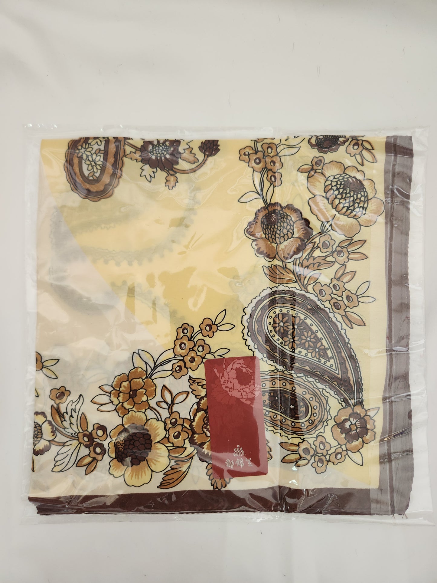 Hangzhou Dujinsheng Industry Floral Silk Scarf - 52cm x 52cm