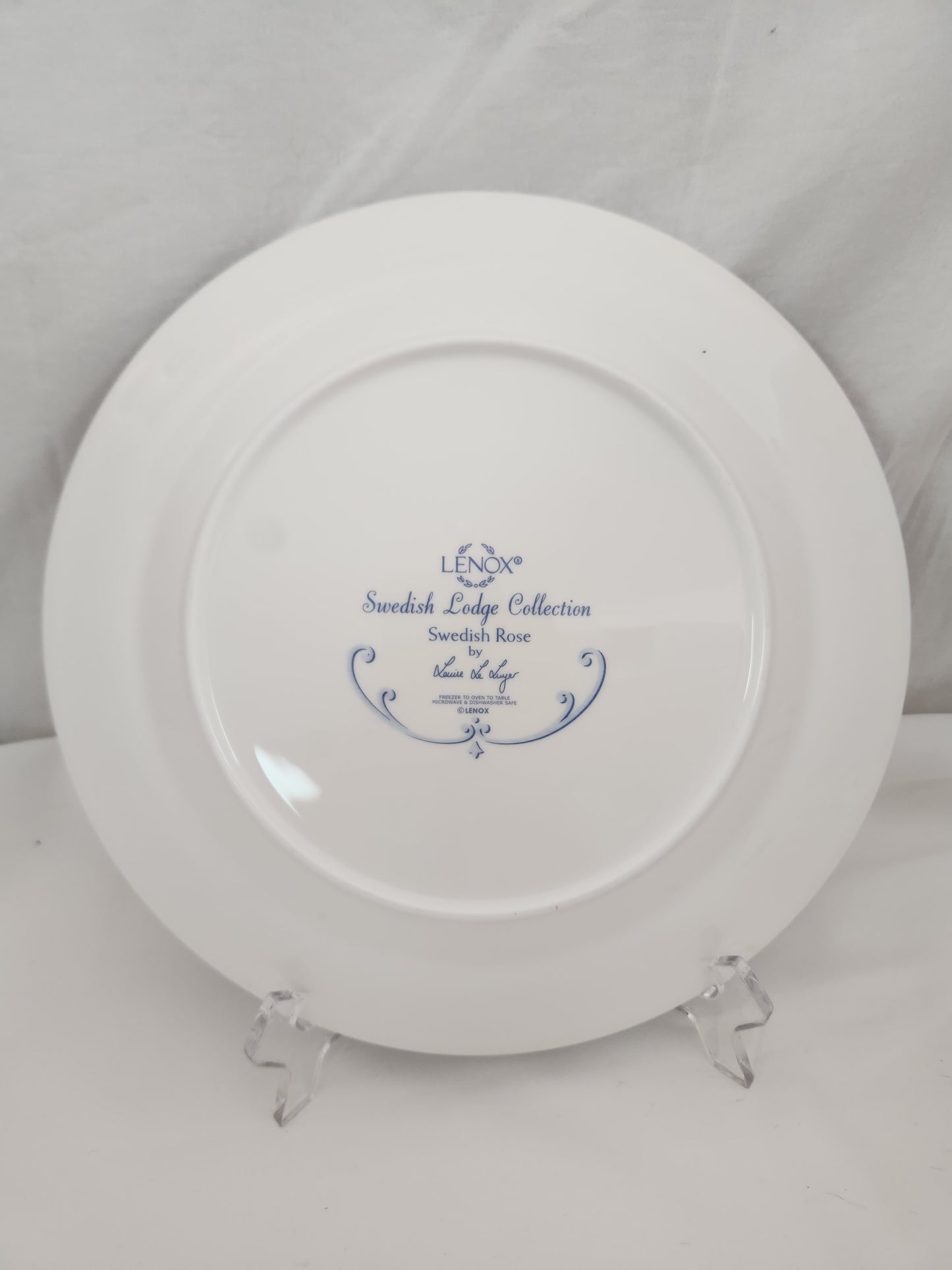 Lenox "Swedish Rose" 11-1/4" Dinner Plate