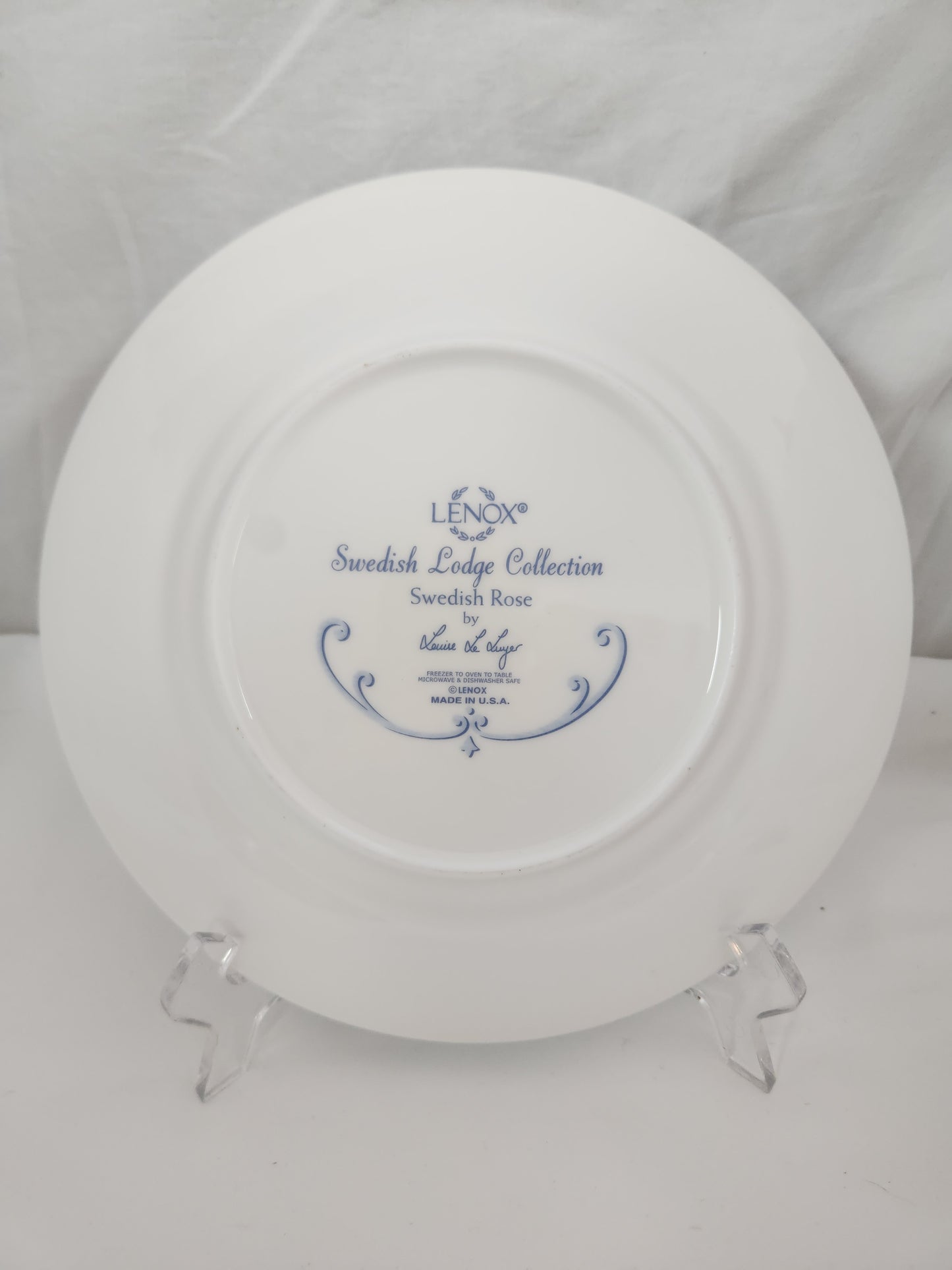 Lenox "Swedish Rose" 9-1/2" Accent Luncheon Plate