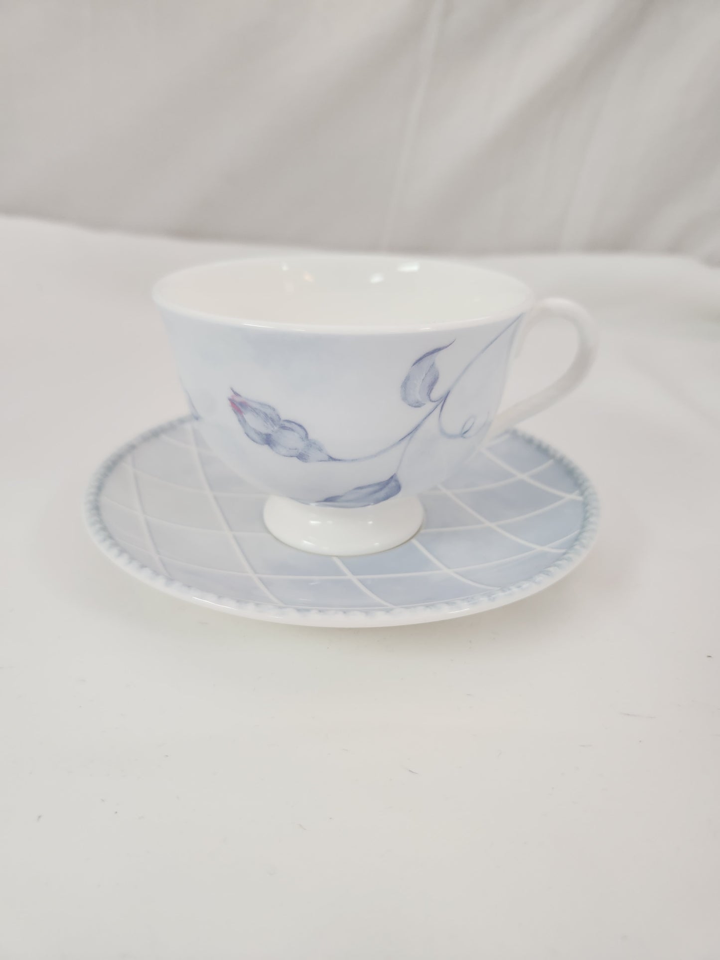 Lenox "Swedish Rose" Footed Cup & Saucer