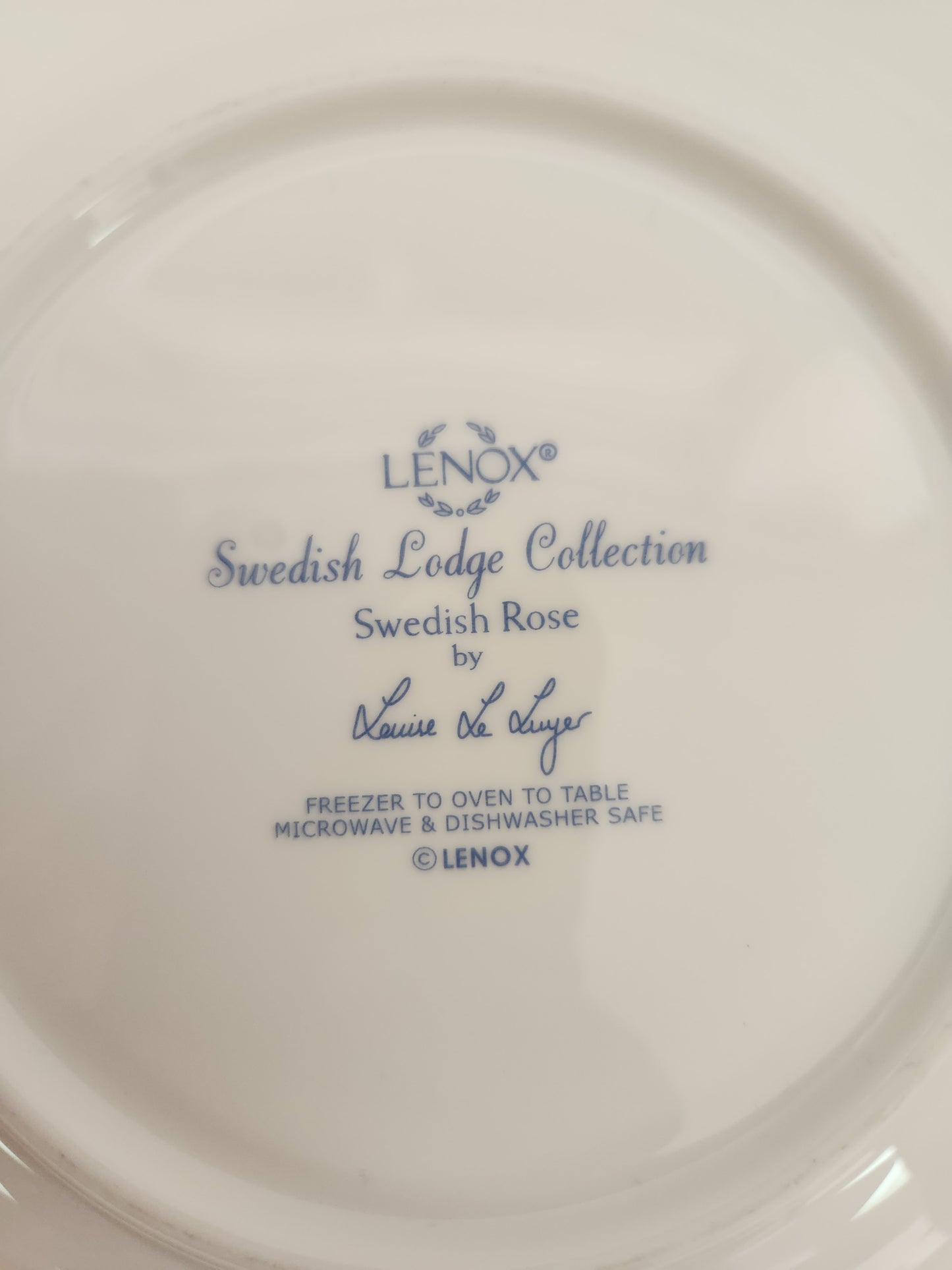 Lenox "Swedish Rose" 9" Soup/Pasta Bowl