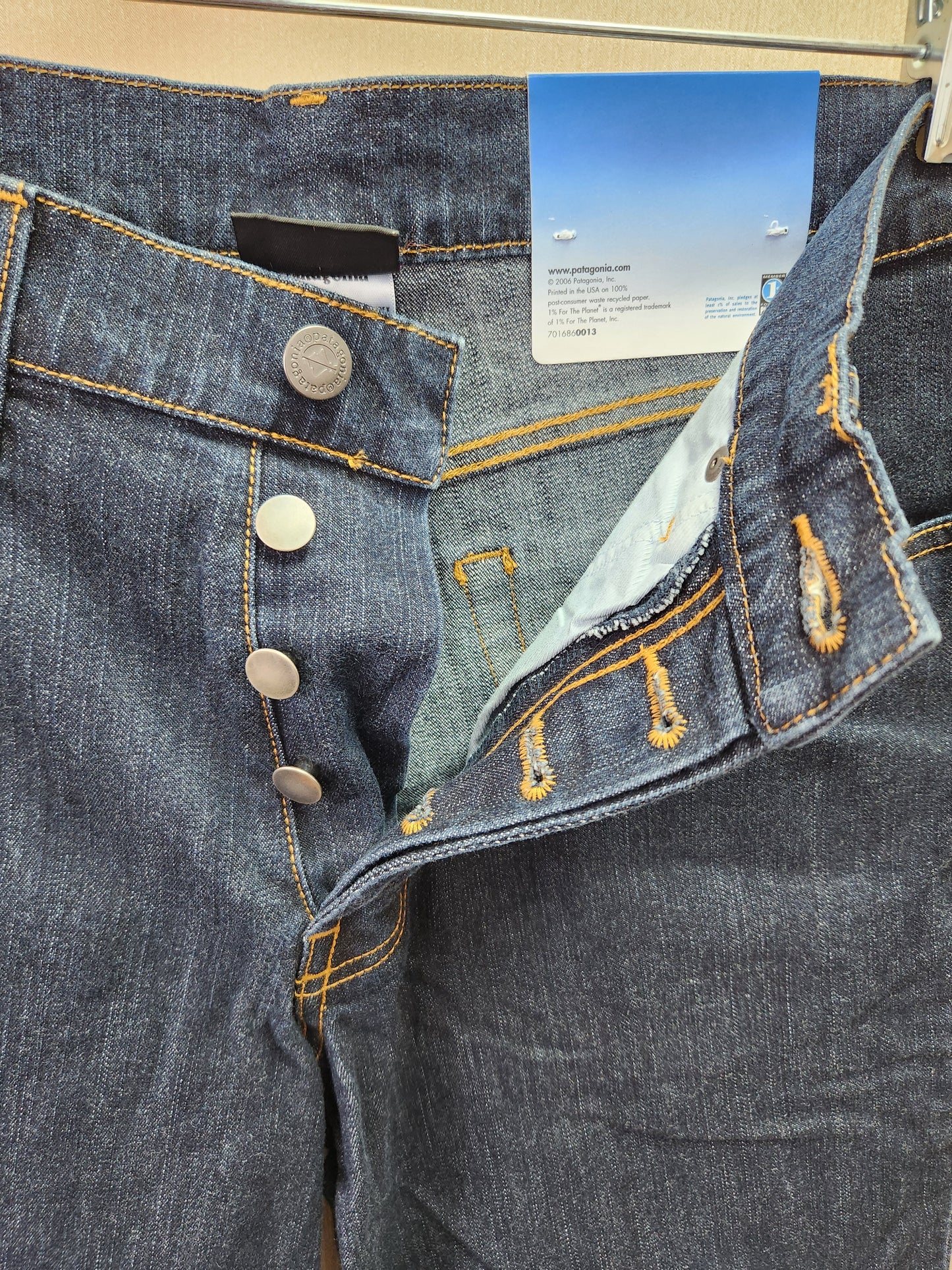 2006 - Patagonia Men's Aimless Button Fly Jeans - Size: 30