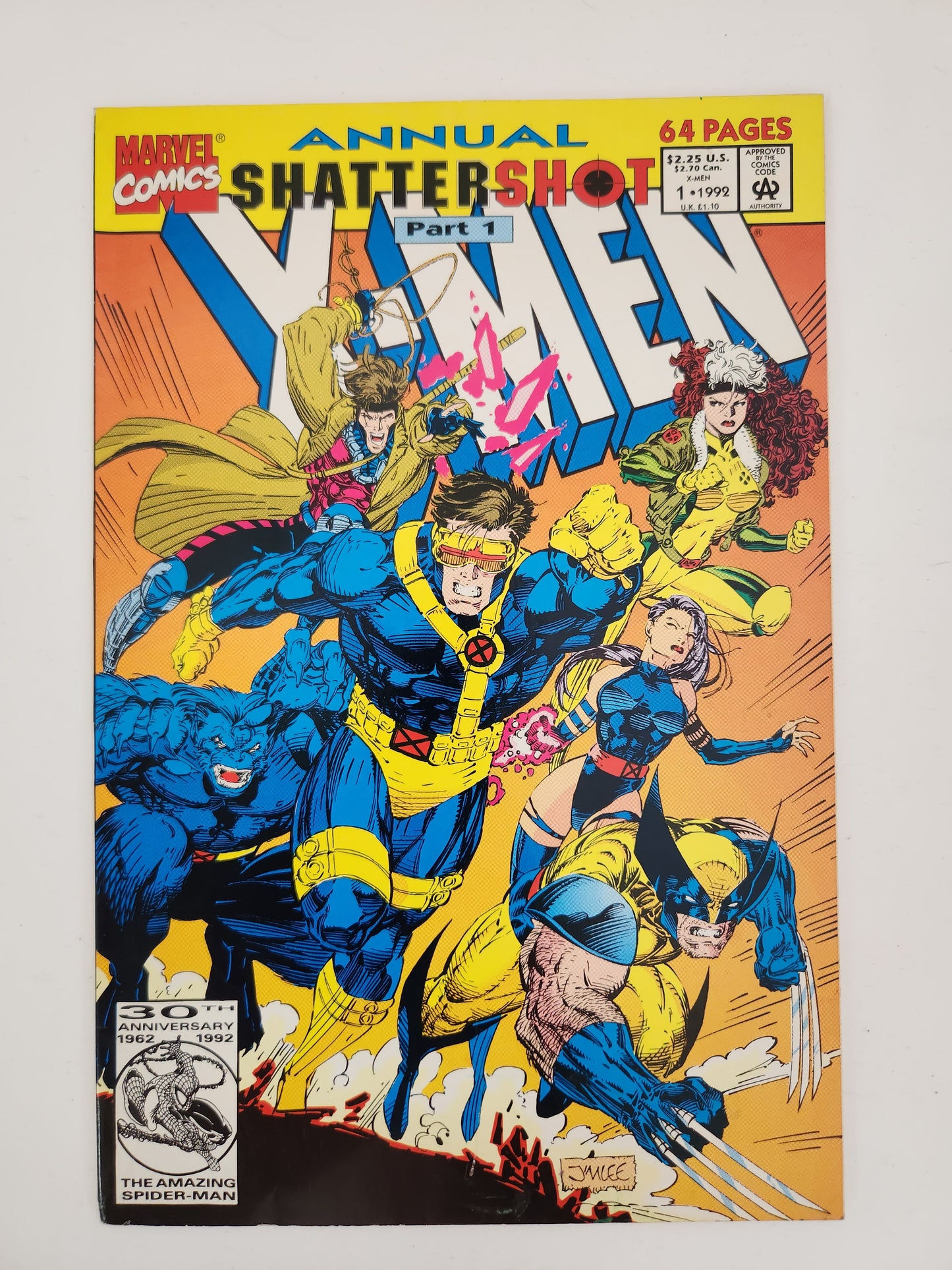 X-Men Annual: Shattershot Comic Book Part 1 & Uncanny X-Men Annual Part 2 - VG