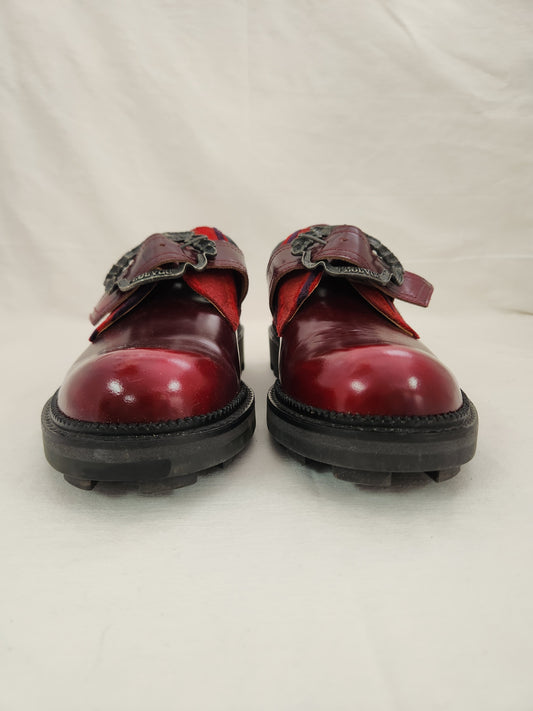 John Fluevog 7th Heaven Johane Angel shoe with custom buckle - Size: M7/W9