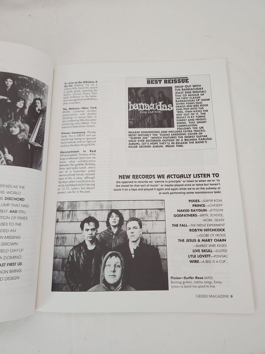 1988 Greed Magazine #5: Love And Rockets - VG