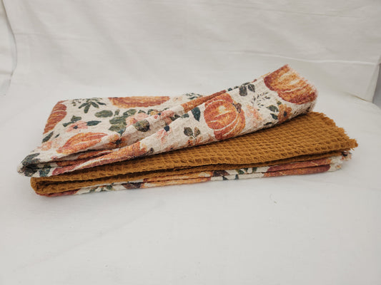The FarmHouse Rachel Ashwell Fall Kitchen Towels - Set of 3 (20"x28")