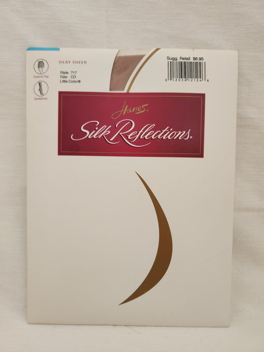 Hanes Silk Reflections Silky Sheer Pantyhose - Size: CD