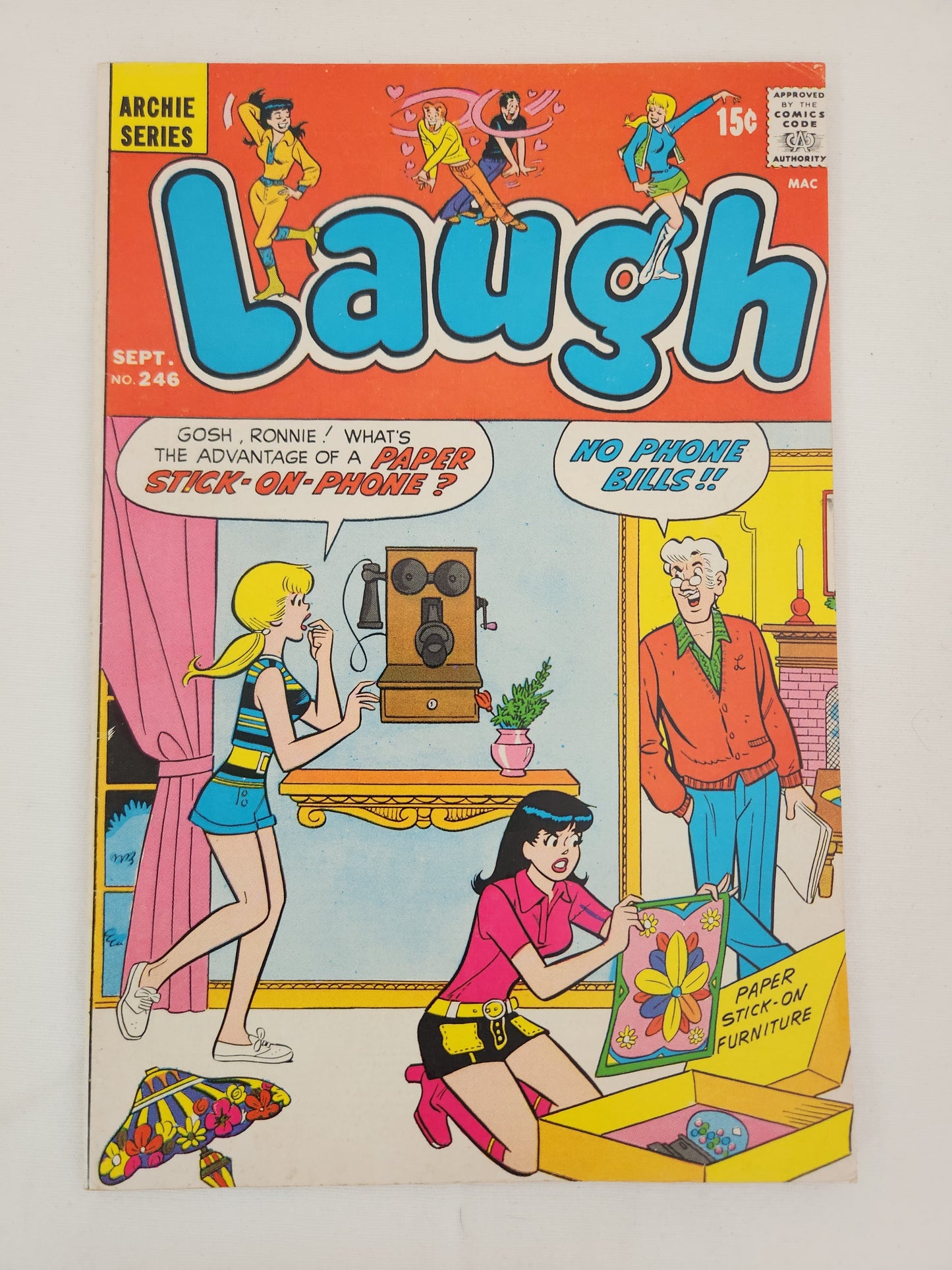 Lot of 9 Various - Archie Series "Laugh" Comic Books
