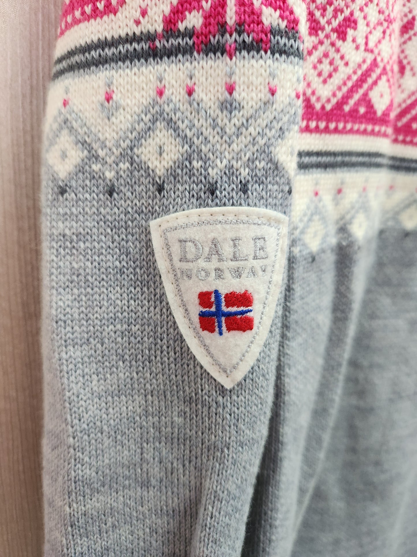 Dale of Norway Women’s 1/4 Zip Moritz Wool Sweater - Size: L (flawed)