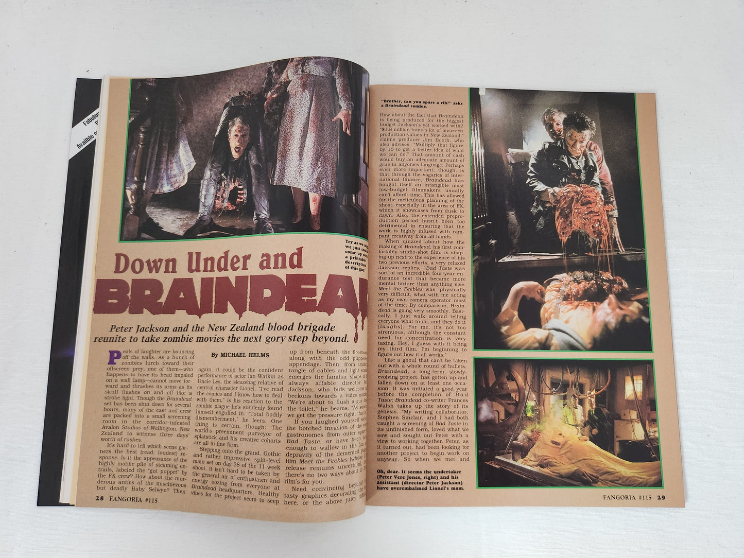 1992 - Fangoria Magazine #115 (Army of Darkness, Braindead, Batman Returns...) - VG