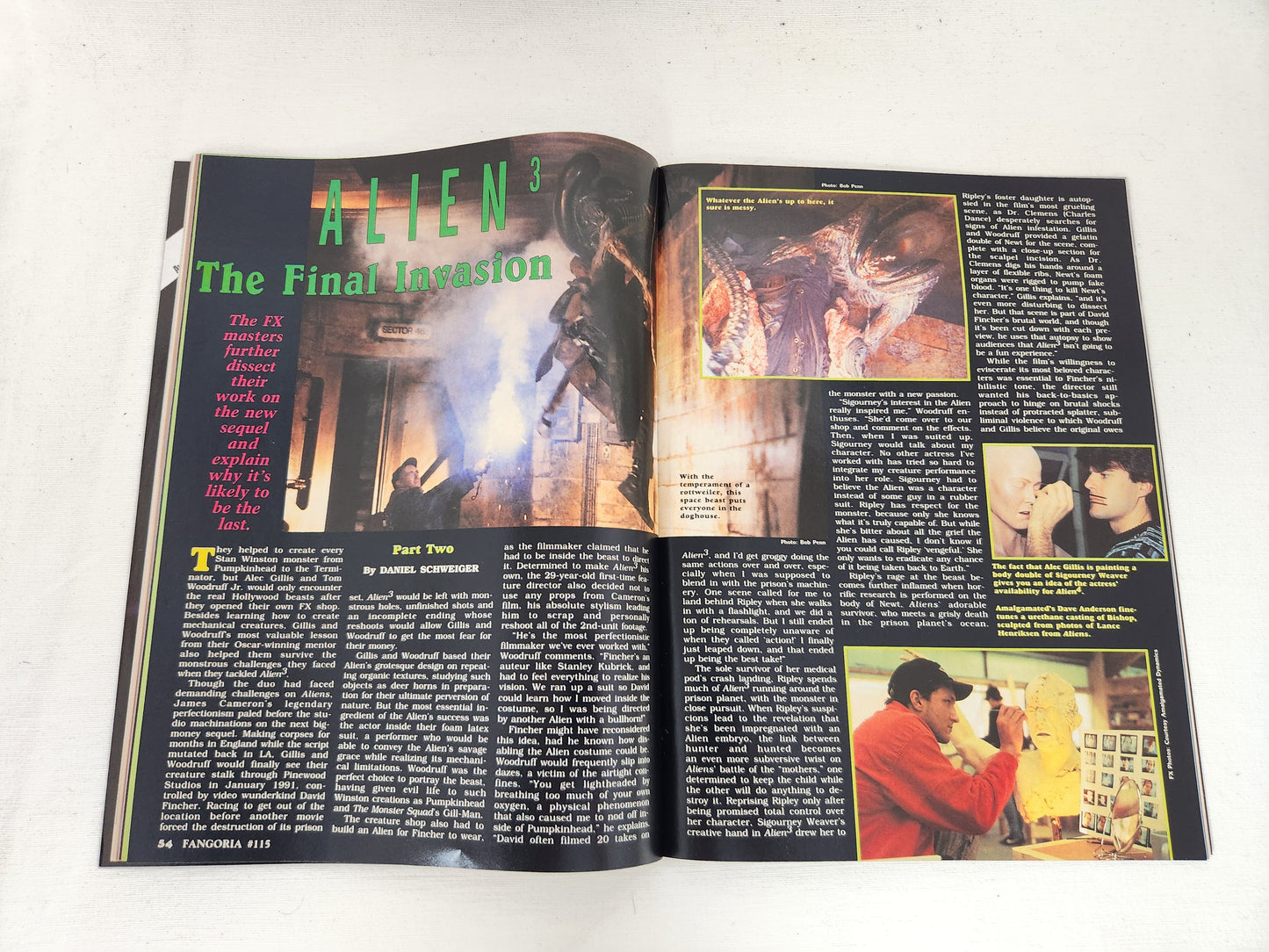 1992 - Fangoria Magazine #115 (Army of Darkness, Braindead, Batman Returns...) - VG