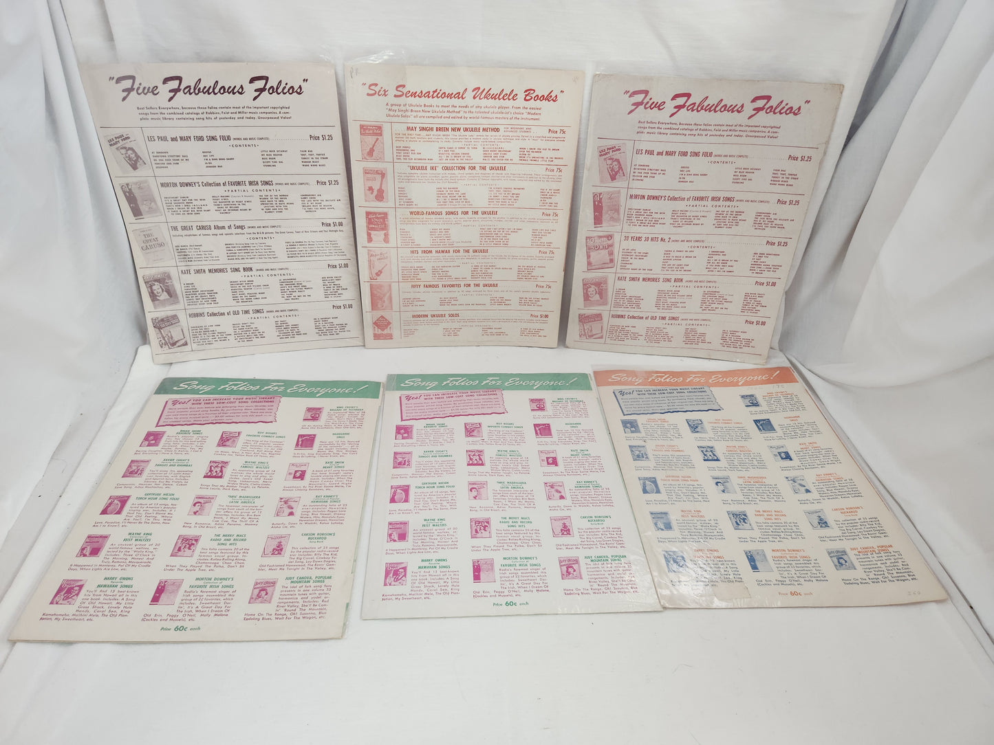 Lot of 6 Vintage - Esther Williams Movies Sheet Music