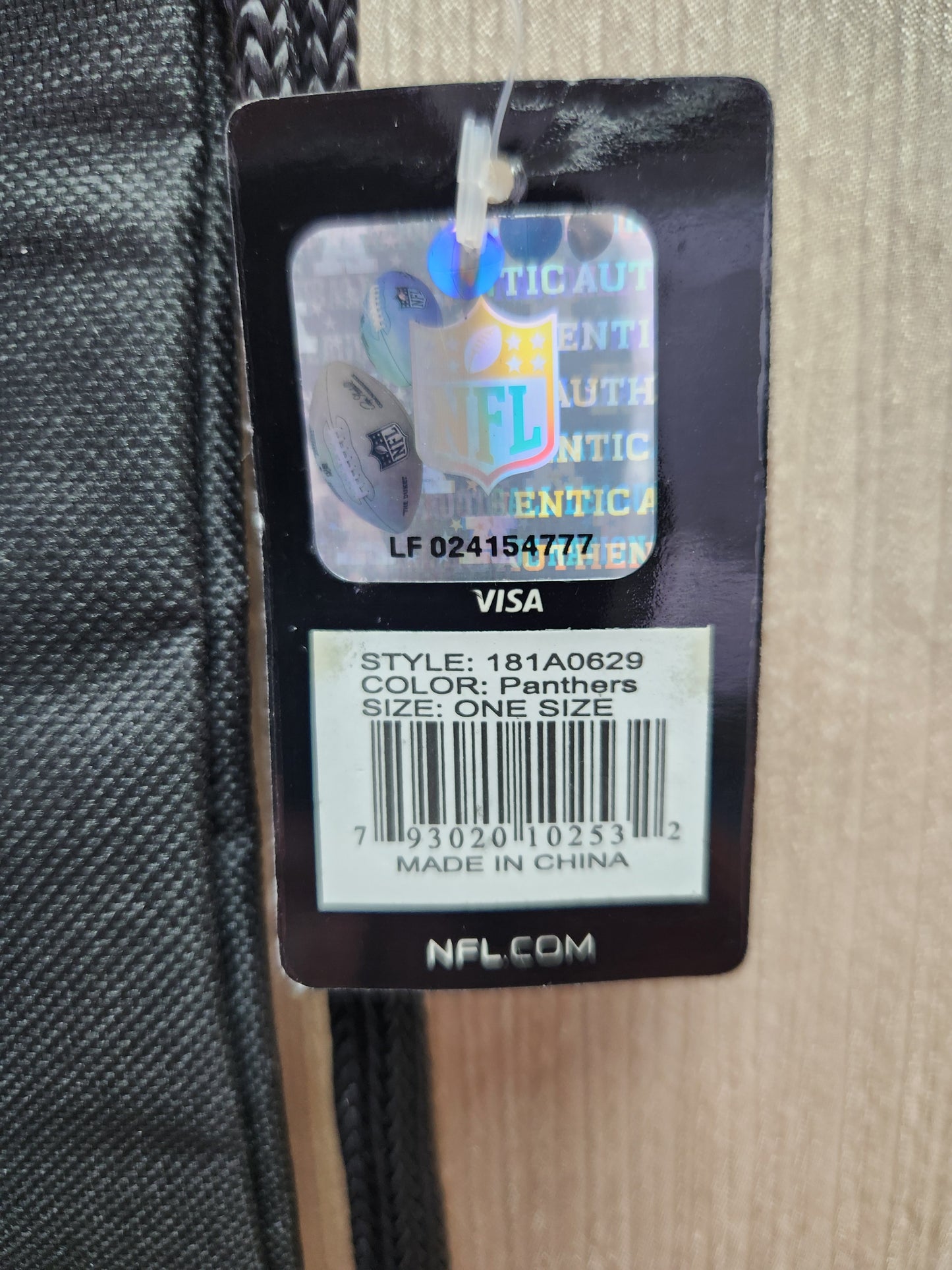 Carolina Panthers Gym Sack