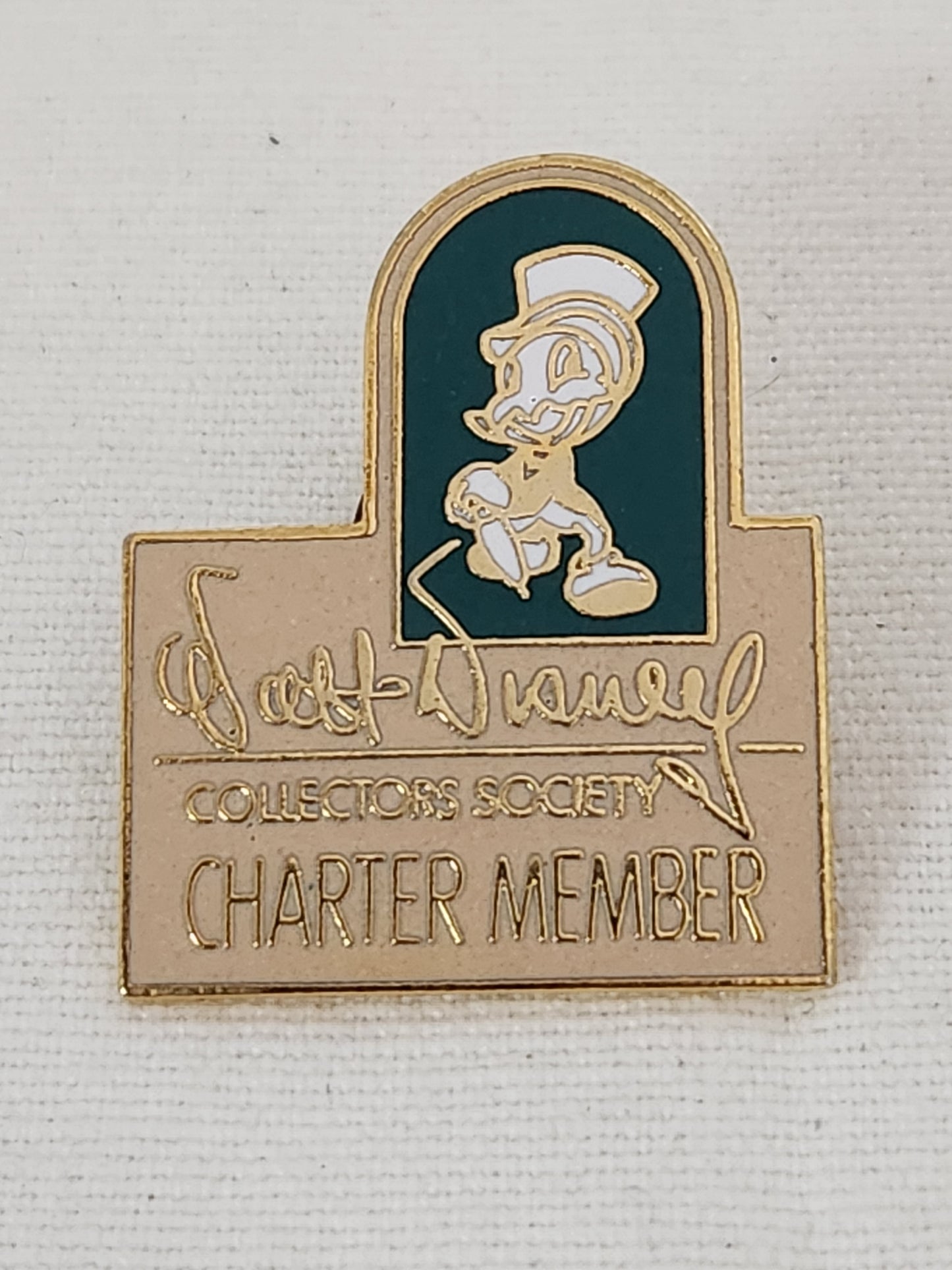 Walt Disney Collectors Society Charter Member Pin "Jiminy Cricket"