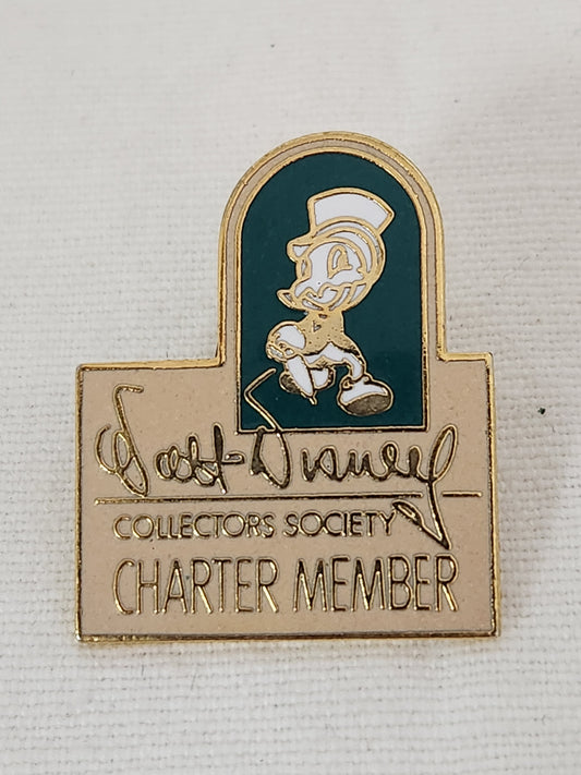 Walt Disney Collectors Society Charter Member Pin "Jiminy Cricket"