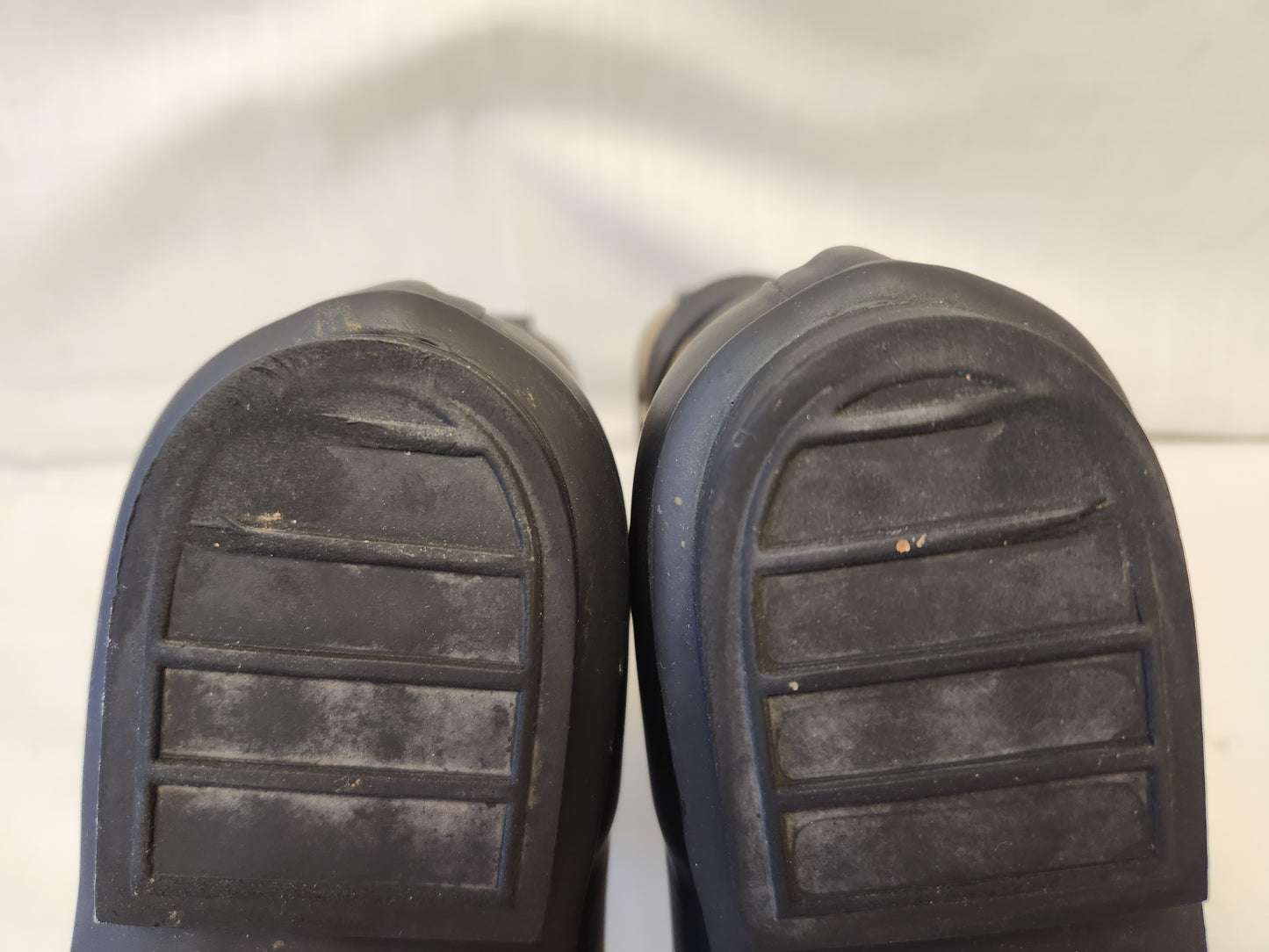 Burberry "Holloway" Mid Buckle Canvas Check Rubber Rain Boots - Size: 37 (US 6-1/2)