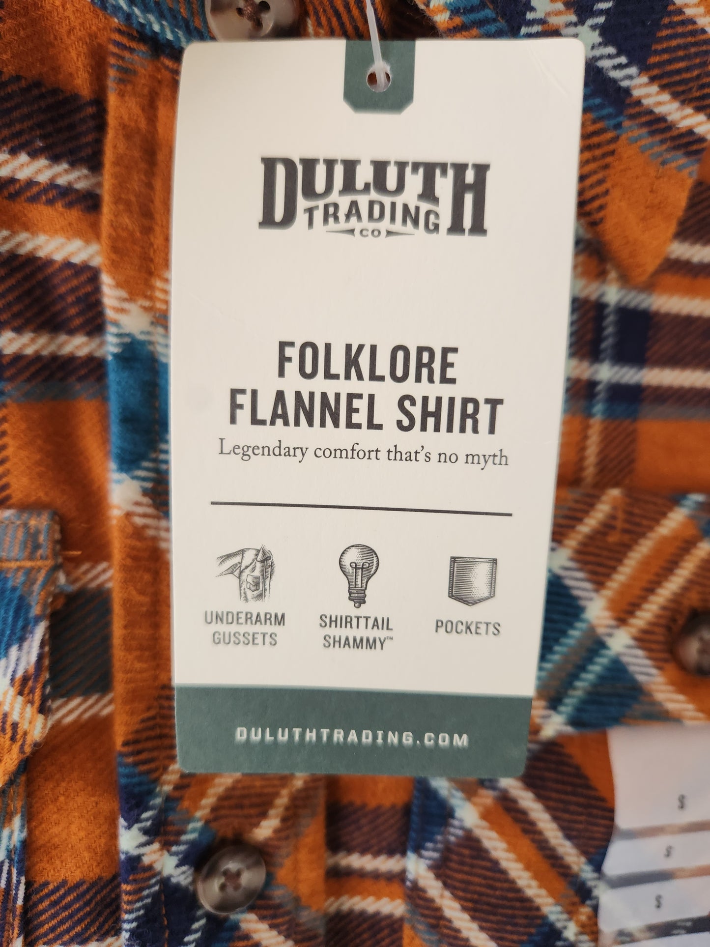NWT - Duluth Women's Folklore Flannel Shirt - Size: S