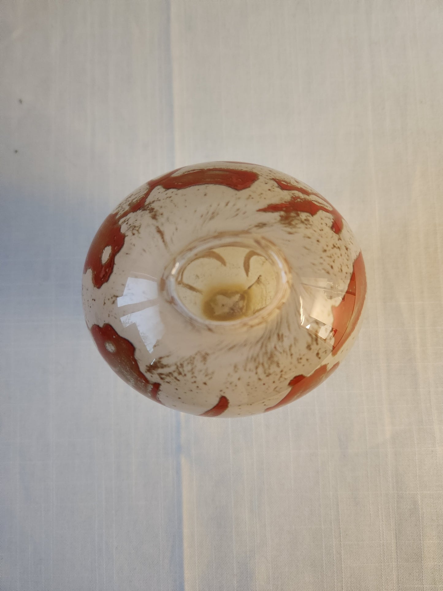 Kosta Boda Art Glass Vase "Floating Flowers" by Olle Brozén