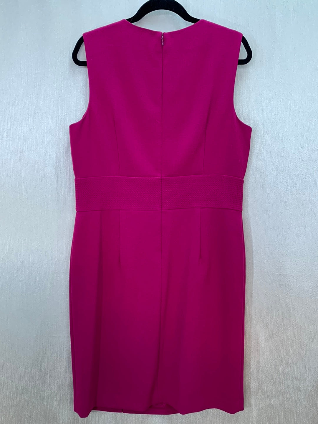 NWT Vintage - TALBOTS berry pink Stretch Sleeveless Sheath Dress - 16