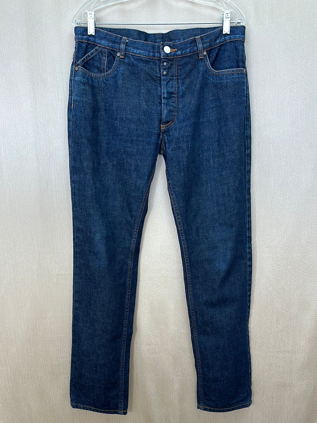 MAISON MARTIN MARGIELA dark wash Slim Fit Jeans - 50 | W35 L31