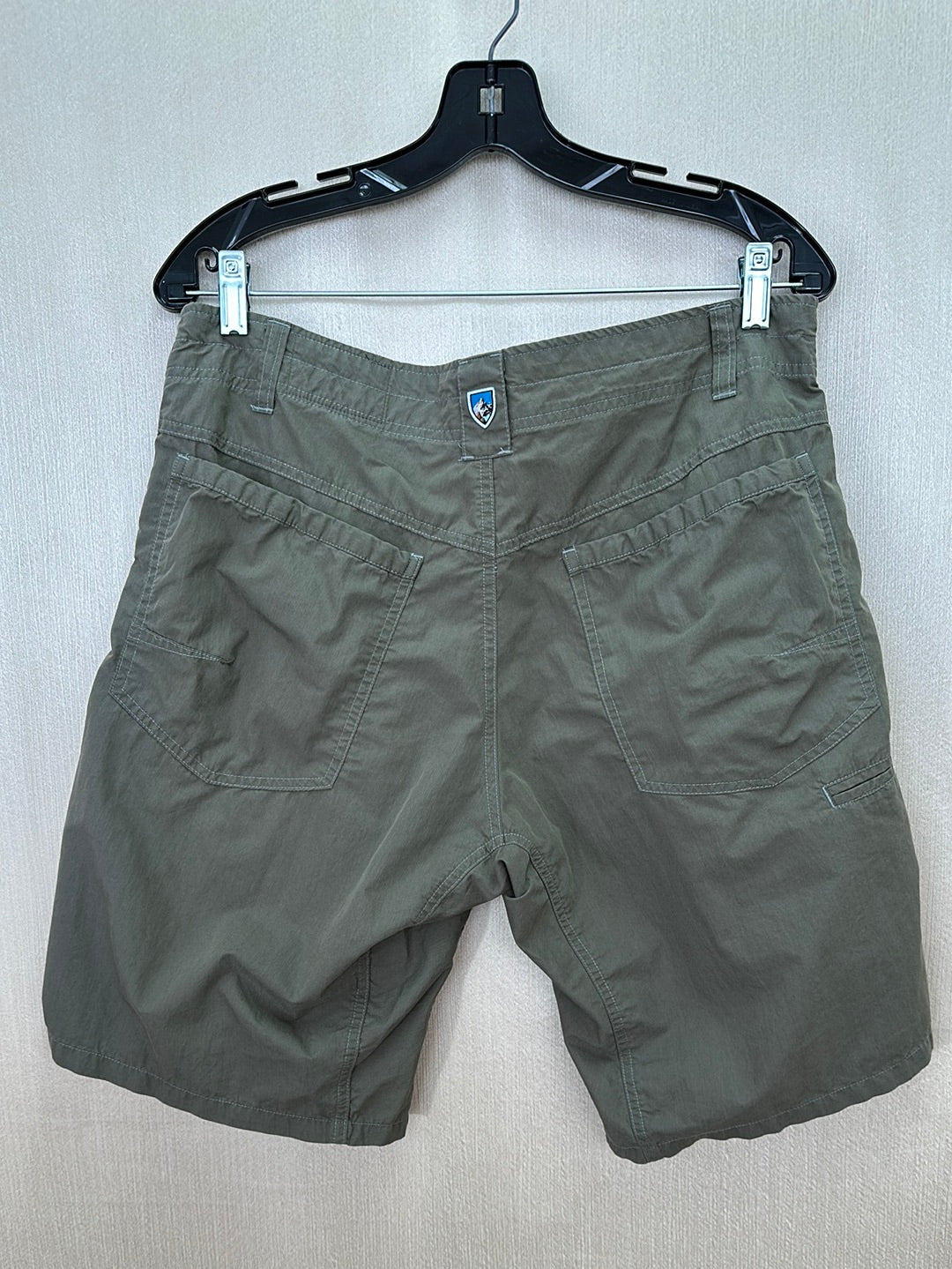 KUHL olive brown Cotton Nylon Hiking 10" Shorts - 38