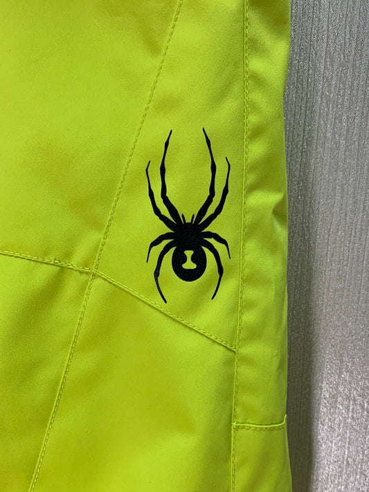 NWT - SPYDER acid neon yellow Ski Propulsion Insulated Pants - Kyd's 20