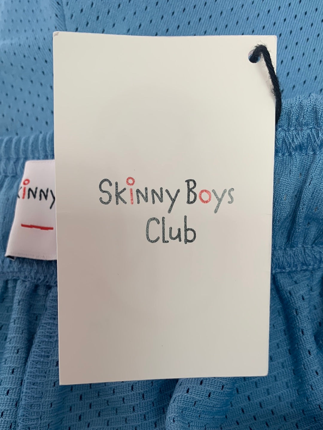 NWT - SKINNY BOYS CLUB blue white Mesh Shorts - Men's Medium