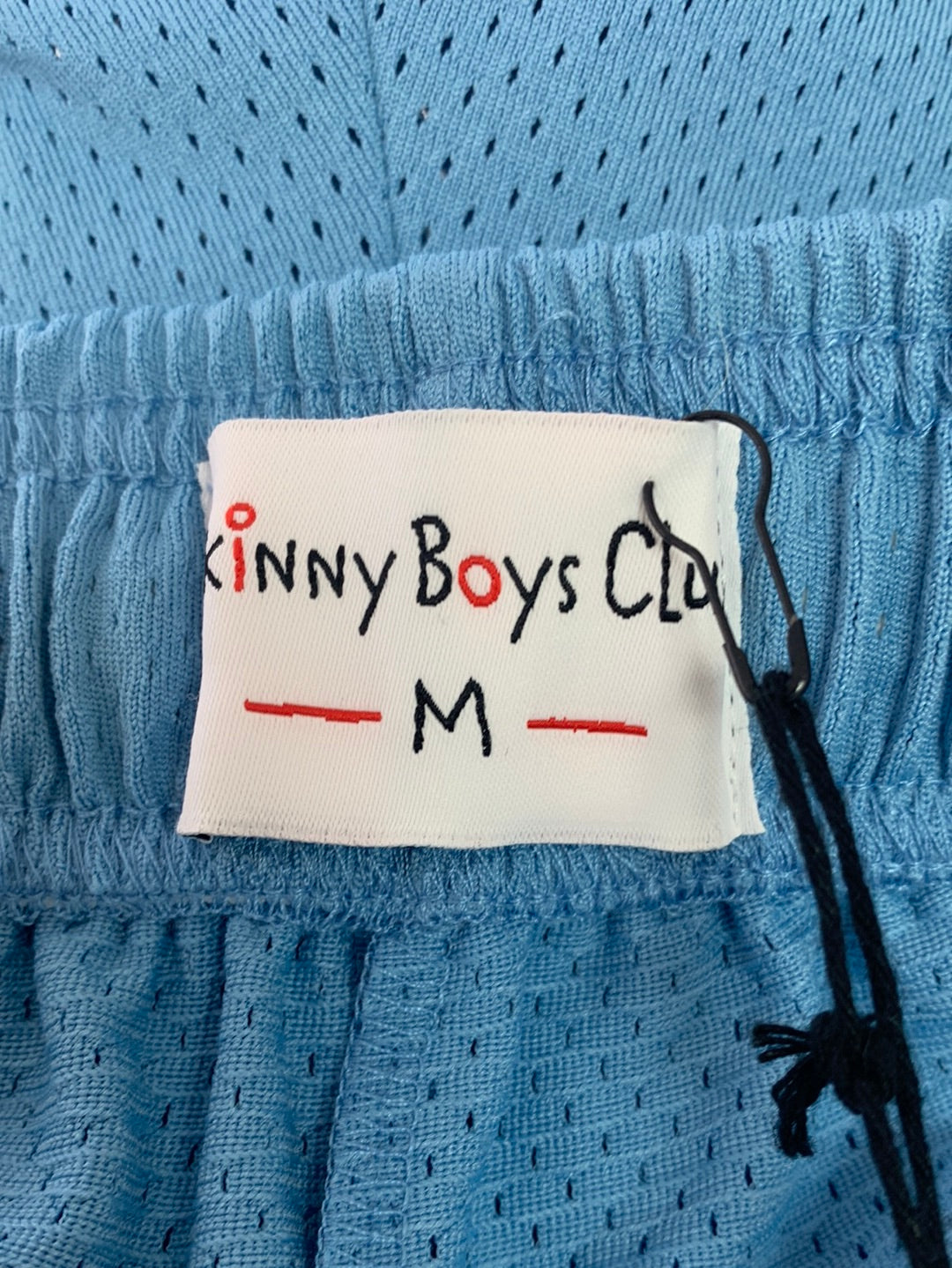 NWT - SKINNY BOYS CLUB blue white Mesh Shorts - Men's Medium