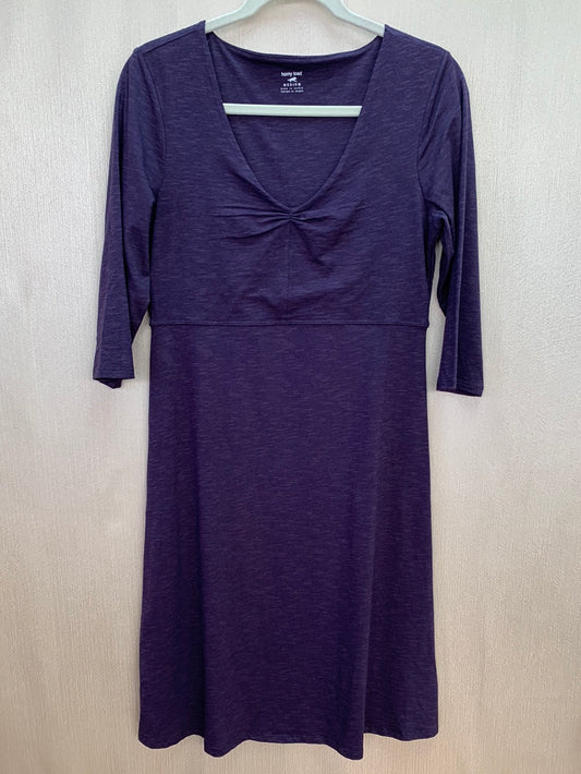 NWOT - HORNY TOAD purple 3/4 Sleeve Rosalinda Dress - Medium