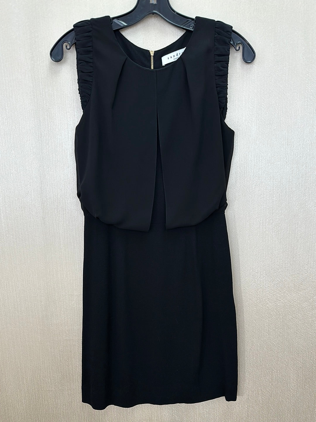 NWT - SANDRO black Sleeveless Rihan Dress - 0