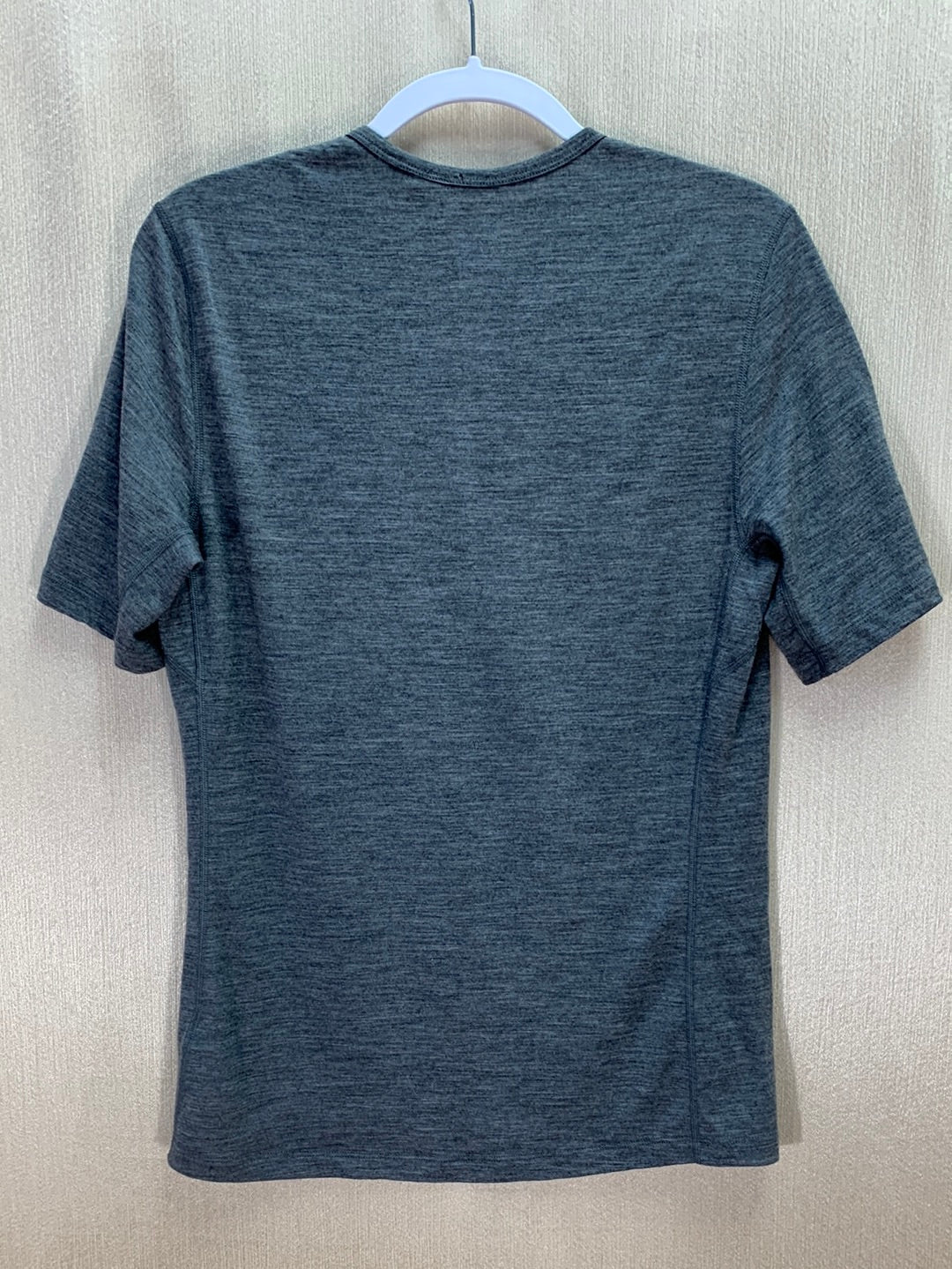 ICEBREAKER heather grey Merino Wool Short Sleeve T-Shirt - M
