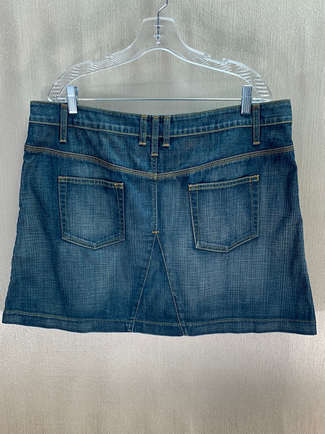NWOT - BODEN blue 100% Cotton 18" (Above the Knee) Denim Mini Skirt - 20