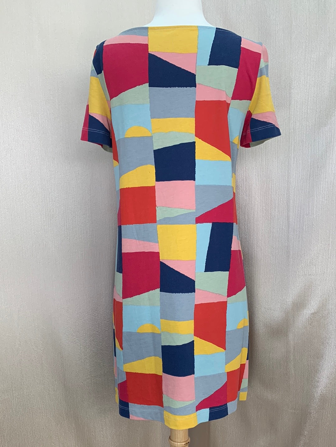 TORY BURCH multicolored 100% Pima Cotton Short Sleeve Dress - Small