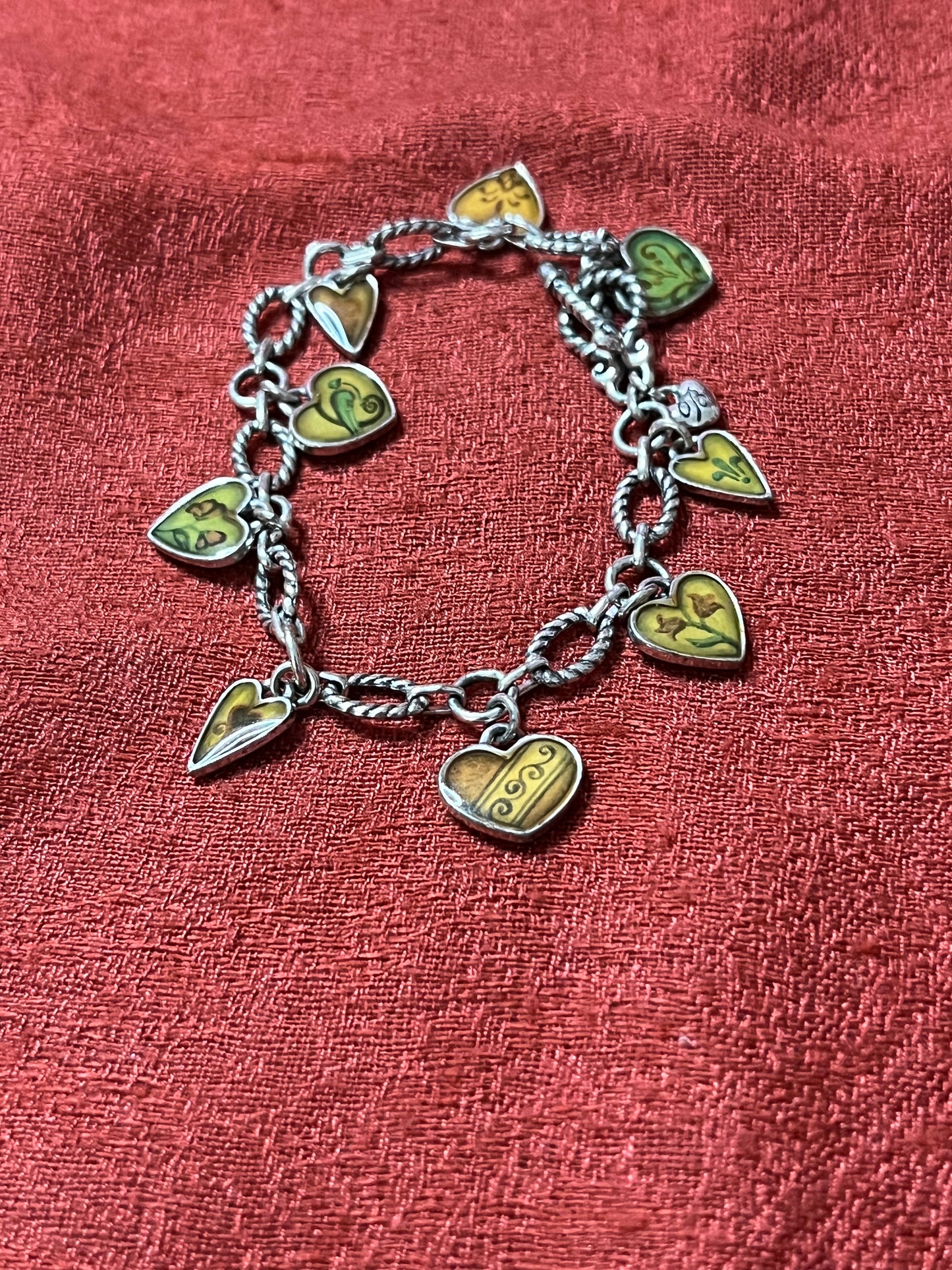 Brighton Heart Charm Bracelet with Box