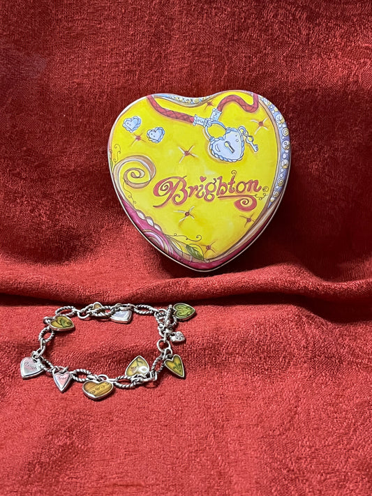 Brighton Heart Charm Bracelet with Box