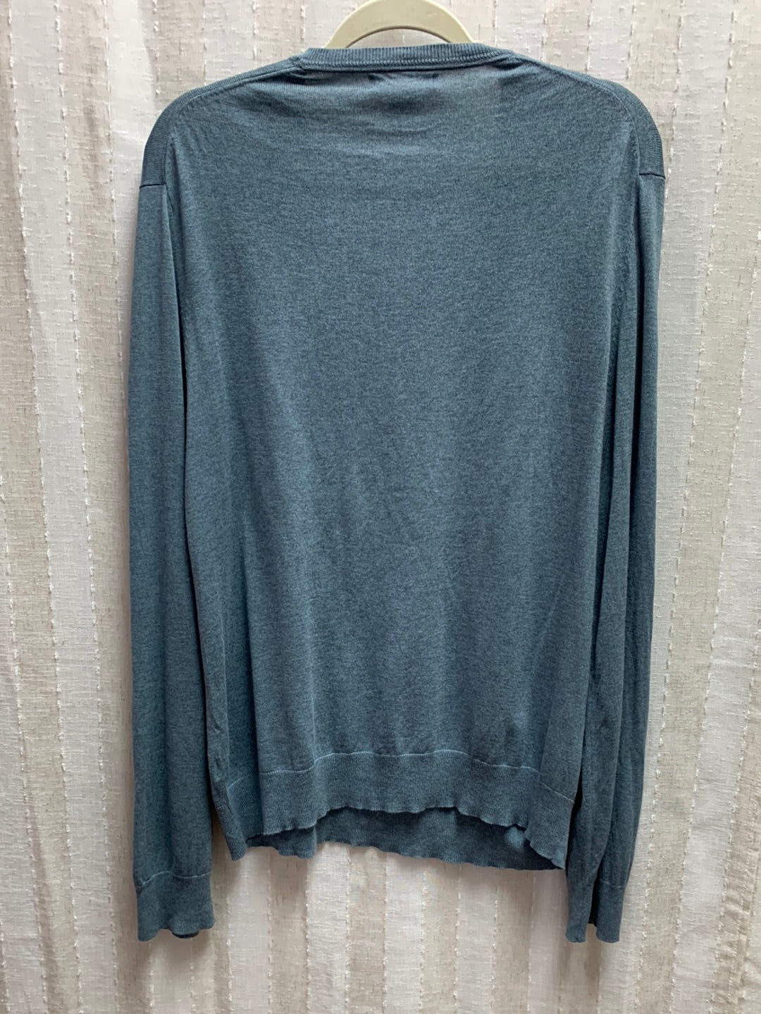 BANANA REPUBLIC marled blue Luxury Silk Cotton Cashmere Sweater - Large