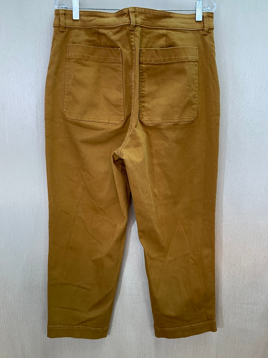 EVERLANE caramel brown Minimalist Cropped Straight Leg Jeans - 16