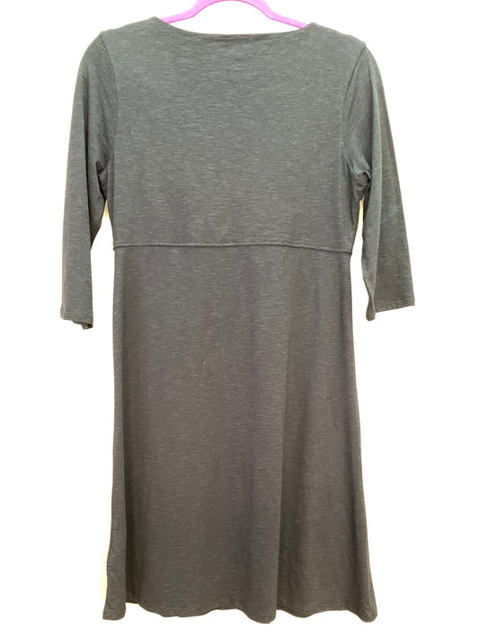 NWT - HORNY TOAD black 3/4 Sleeve Rosalinda Dress - Medium