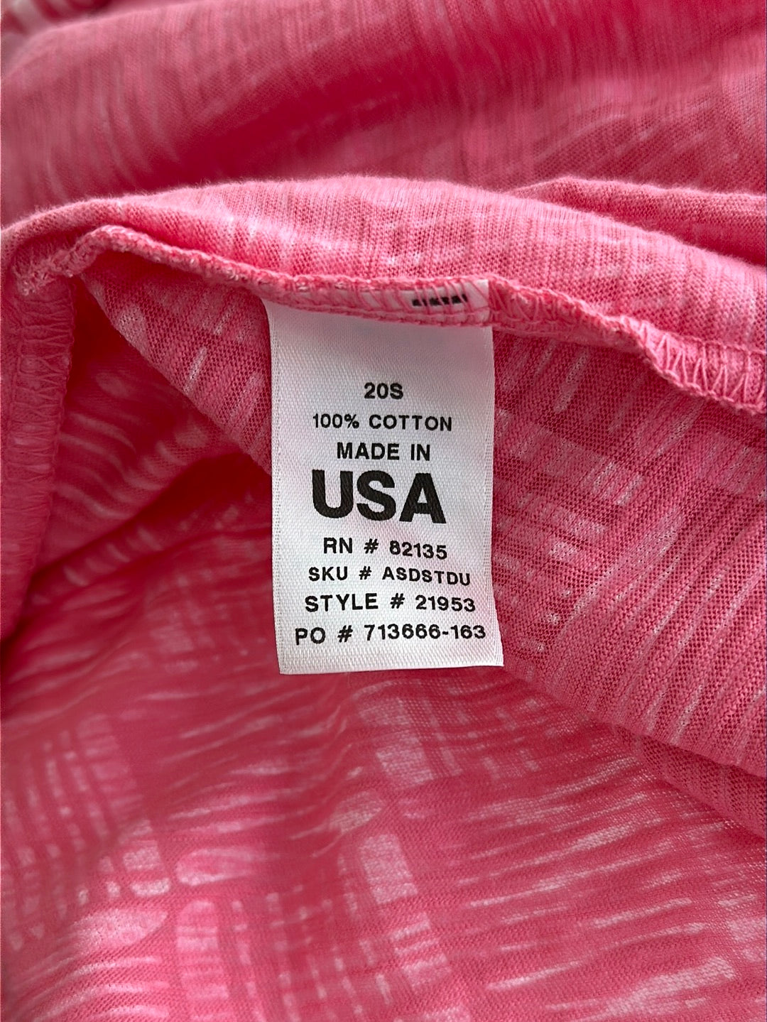 FRESH PRODUCE pink Down Under Print Drape Jersey Cotton Dress - L