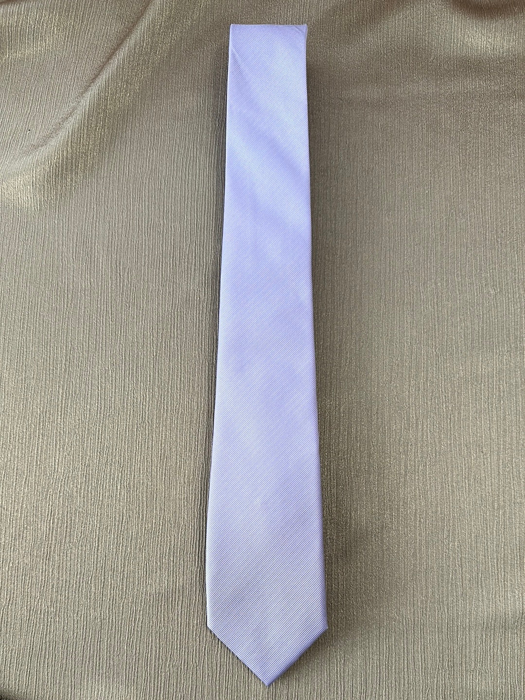 NIP - SPREZZA lavender 100% Silk Slim / Narrow Necktie - 58" x 2.75"