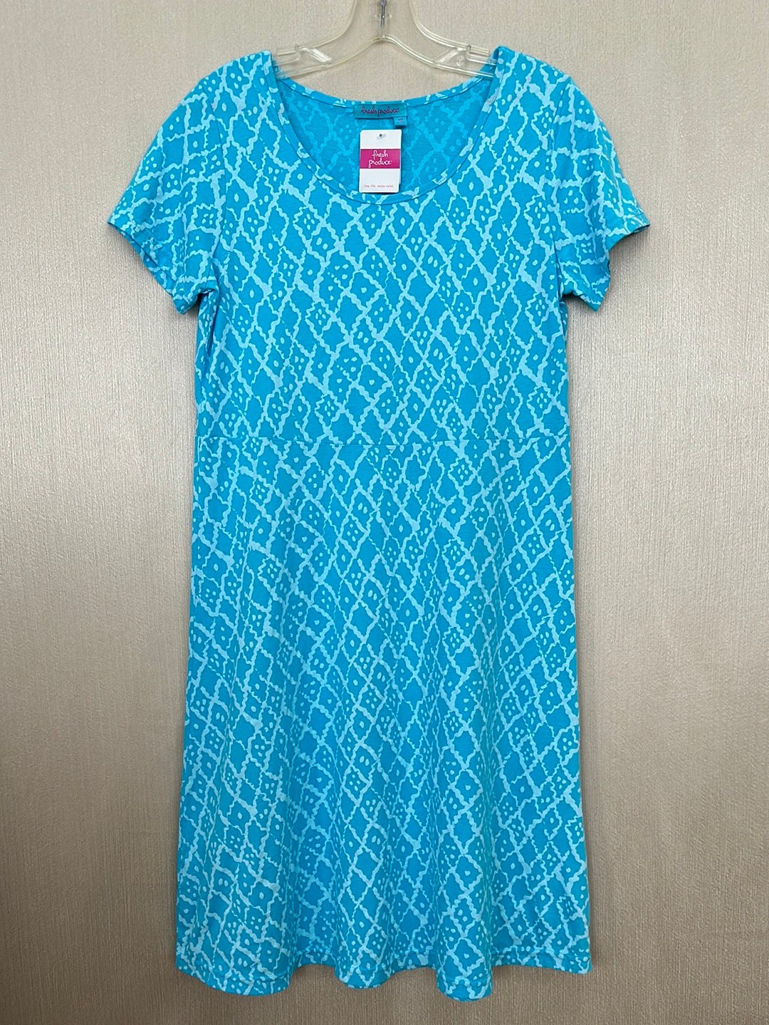 NWT - FRESH PRODUCE bluefin Cotton Short Sleeve Amalfi Sadie Dress - S