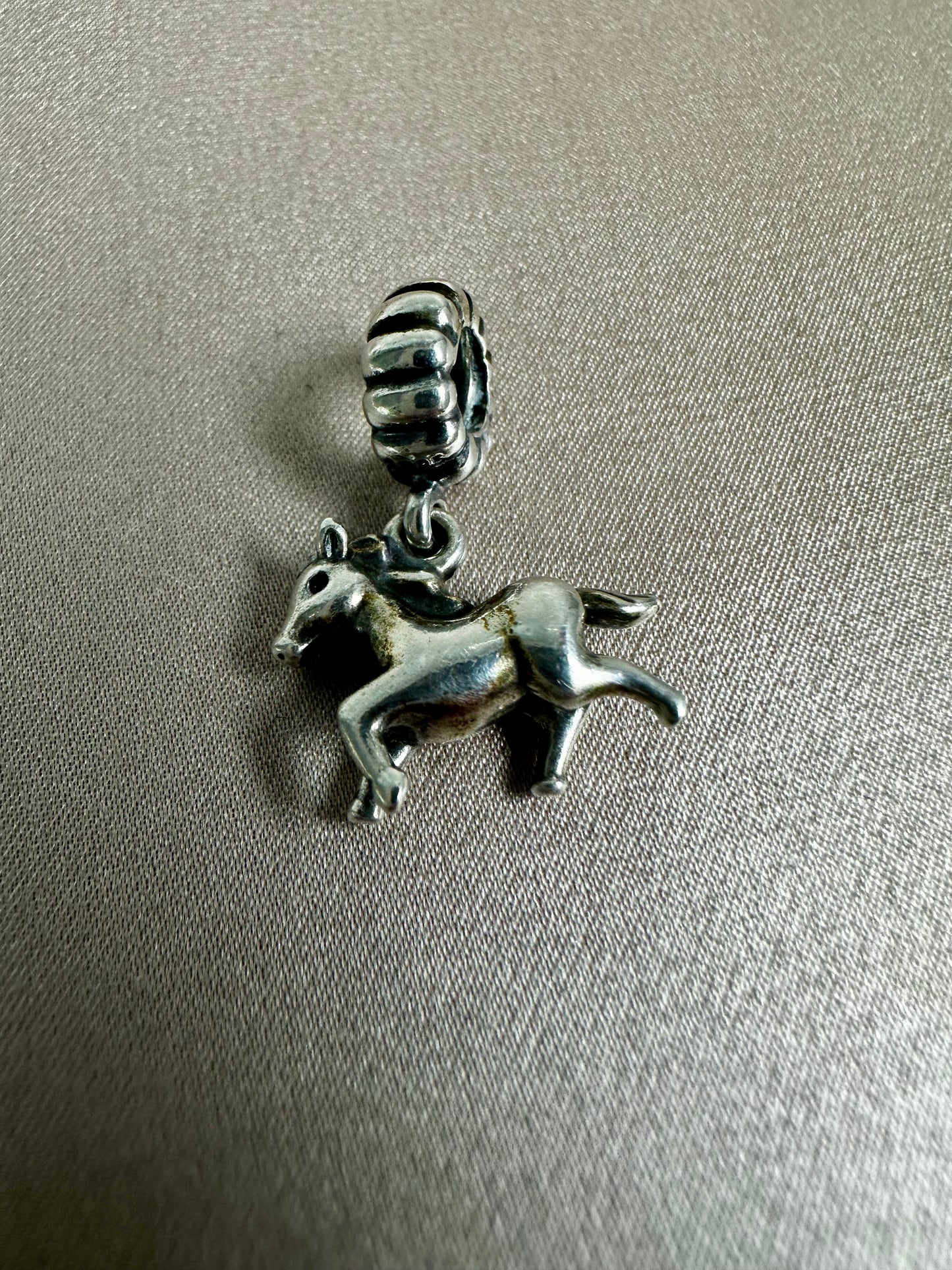 PANDORA 925 ALE Sterling RETIRED Dangle Horse Charm