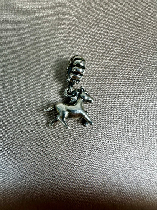 PANDORA 925 ALE Sterling RETIRED Dangle Horse Charm