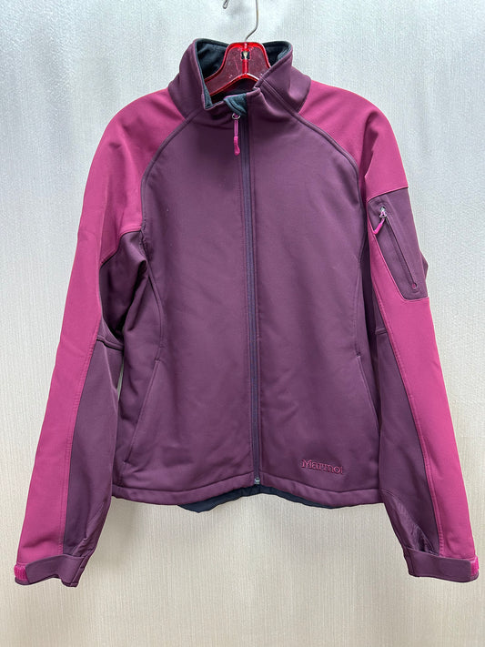 NWT - MARMOT wine plum Fleece Lined Wind Resist Water Repel Gravity Jacket - XL