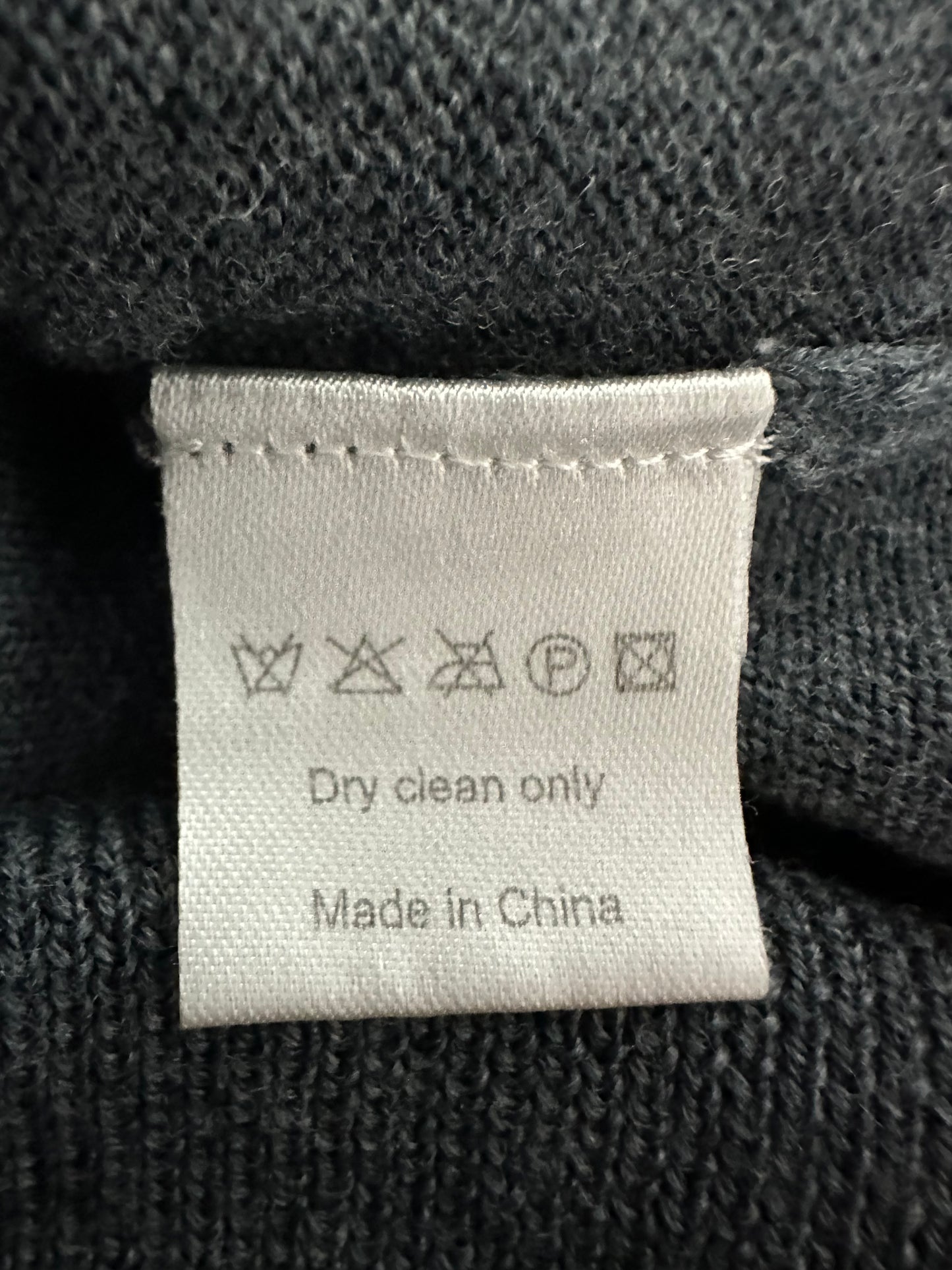 UNTUCKIT gray 100% Extra Fine Merino Wool 1/4 Zip Sweater - Large