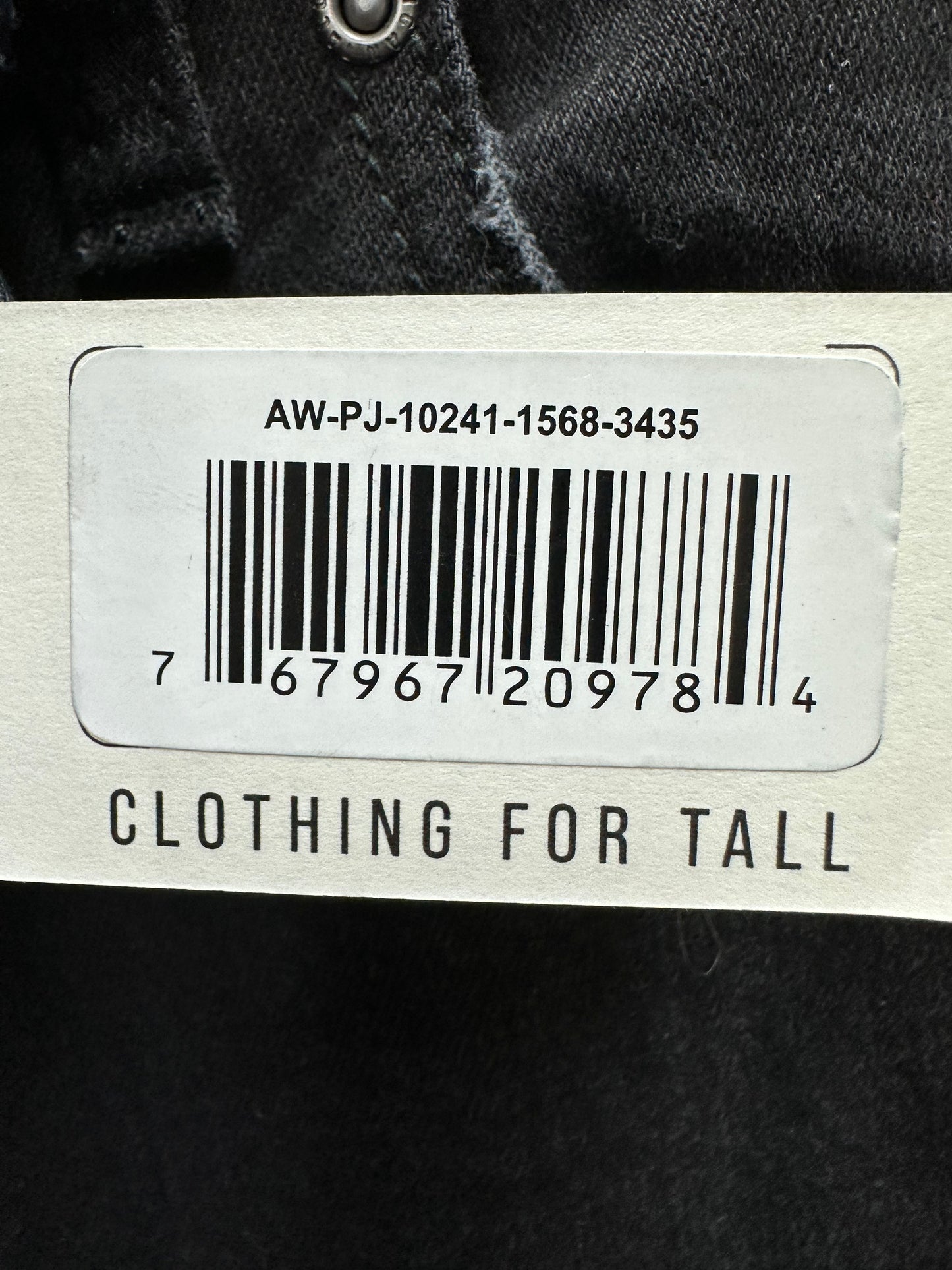 NWT - AMERICAN TALL black Lola Ultra High Rise Stretch Slim Fit Jeans - 34x35