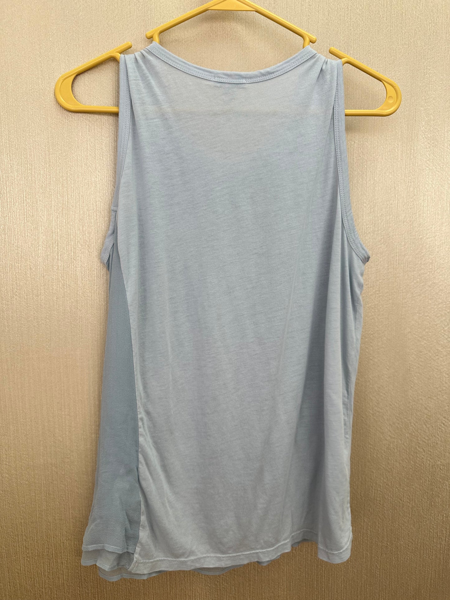 NWT - CLU USA light blue Modal Cotton Silk Sleeveless Top - XS