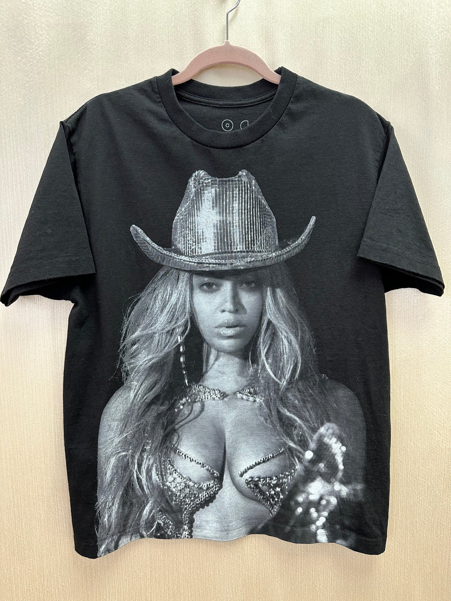 BEYONCE black grey Official Renaissance World Tour RWT 2023 Cowboy T-Shirt - L